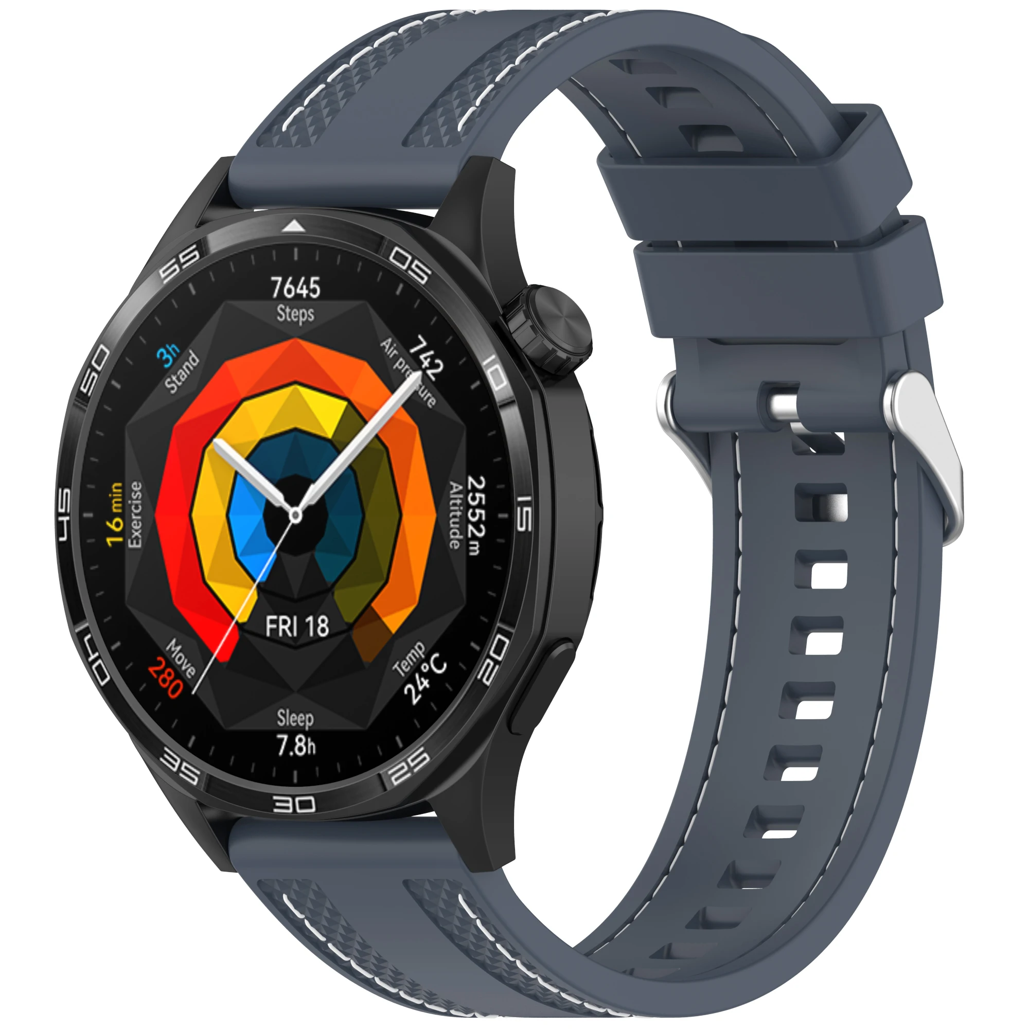 Bracelet de montre en silicone de style officiel, bracelet pour Huawei Watch, GT4, GT3, GT2, GT5 Pro, 46mm, 22mm