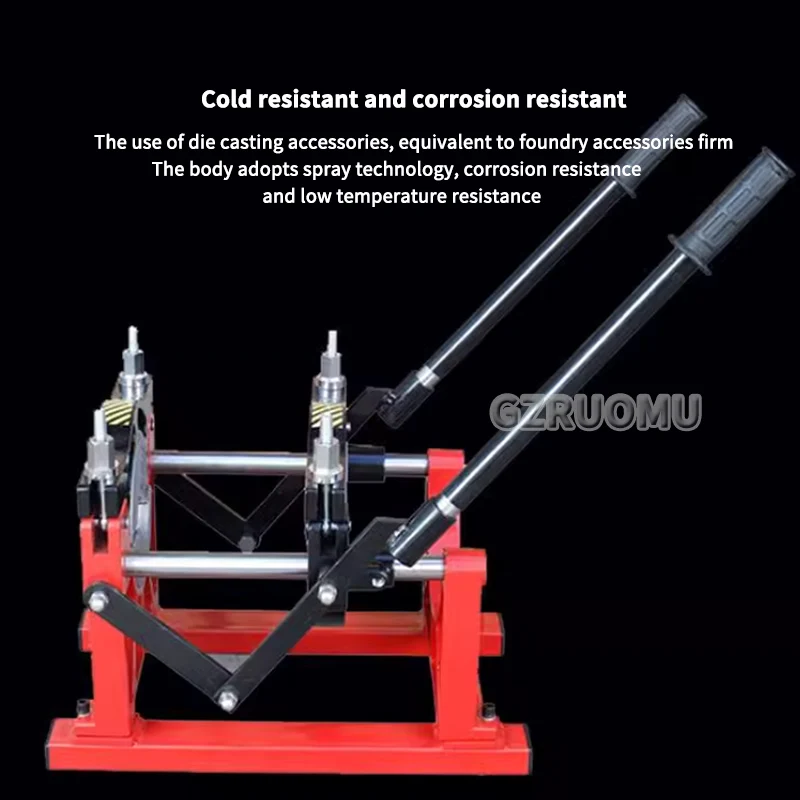 PPR PE PB Ect Pipes Butt-welder Electric Working 220V 2.5-8inch 63-200mm 2 Clamps Pipe Fusion Welder Tool Welding Machine