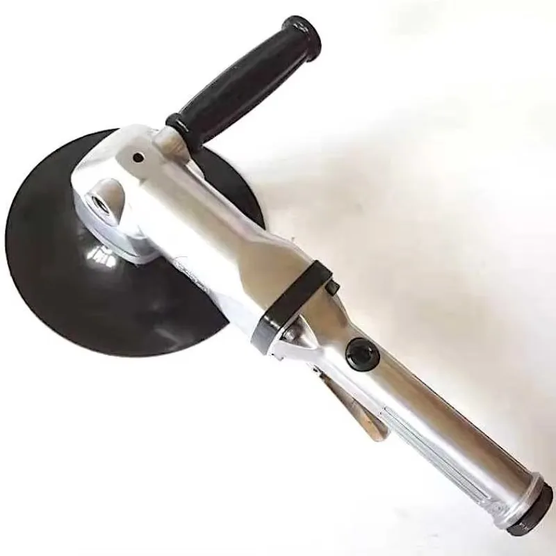 7 Inch Pneumatic Polisher for Some Spots That Needed Filled With Gelcoat on the Fiberglass Trailer