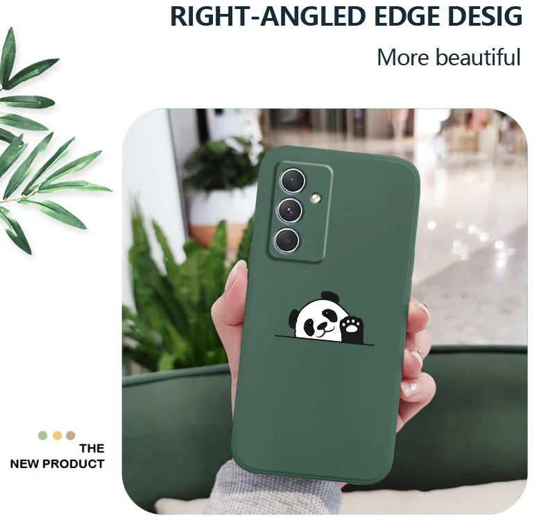 Panda süße Etikettenhülle für Samsung A17 A56 A16 A06 A54 A34 A24 A14 A15 A25 A35 A55 A04E A73 A53 A33 A23 A13 A72 A32 A22 A12 4G5G – Detail 6