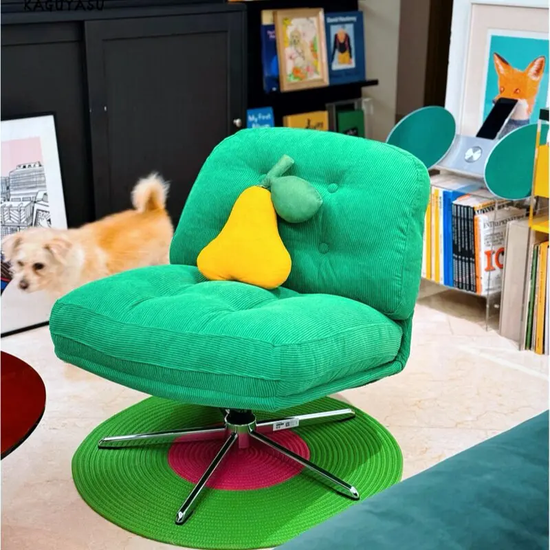 Bedroom Rotating Lift Chair Medieval Style Leisure Chair Balcony Apartment Single Person Chair Living