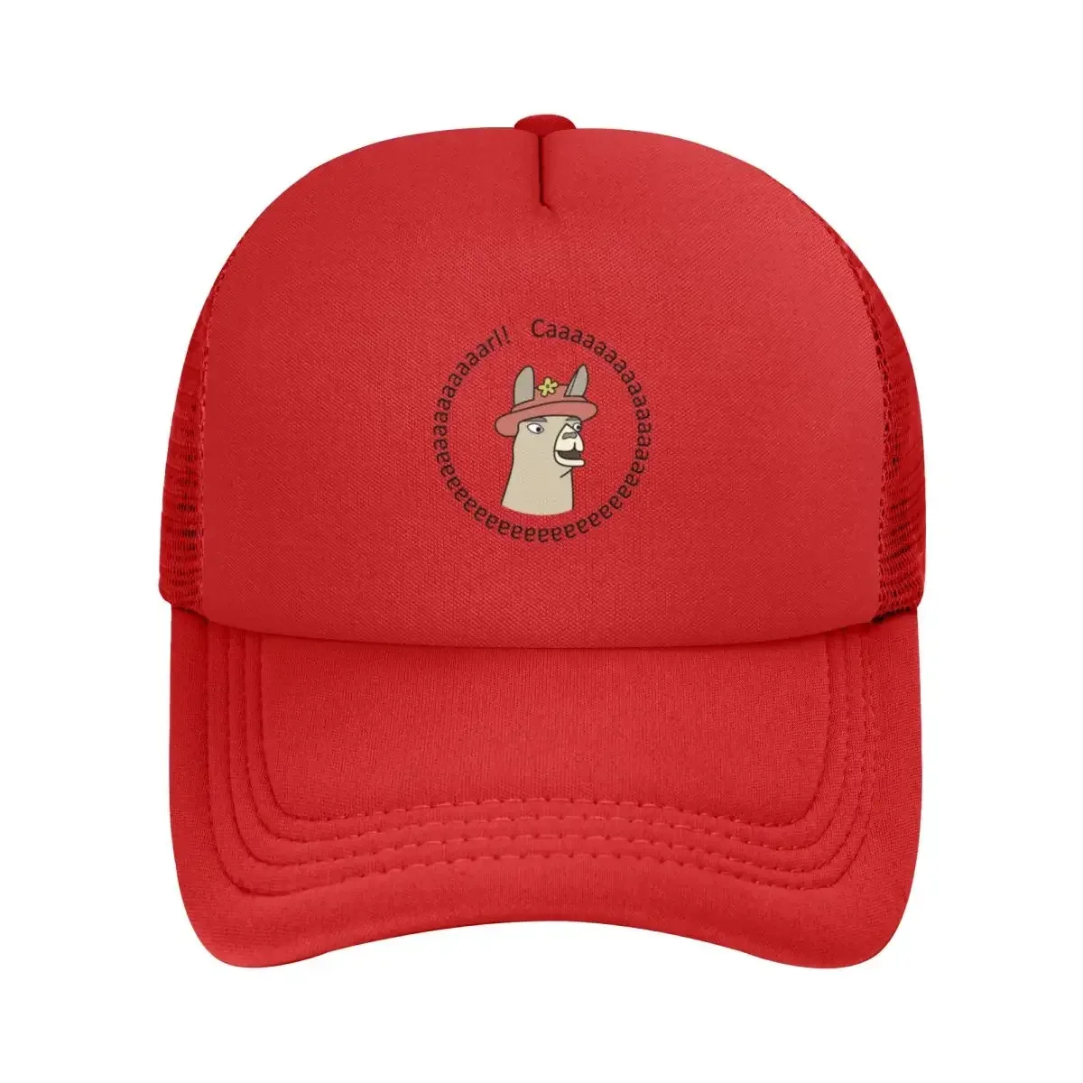 

Llamas With Hats - "Caaaaaaaaarl!" Mesh Baseball Caps Snapback Baseball Hats Casual Casquette Outdoor For Men's And Women's