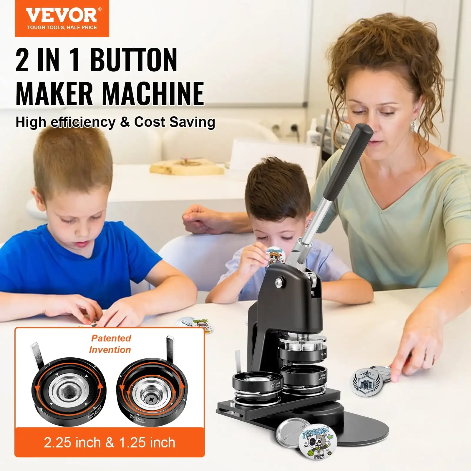 Button Maker Machine Badge Pin Machine 1.25