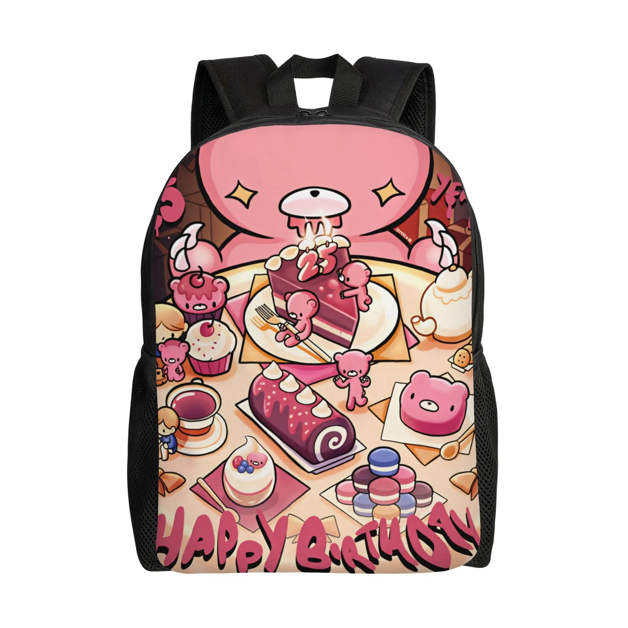 Cartoon G-Gloomy Bear  Backpack  Student Unisex Polyester University Backpacks Durable Fashion School Bags Rucksack