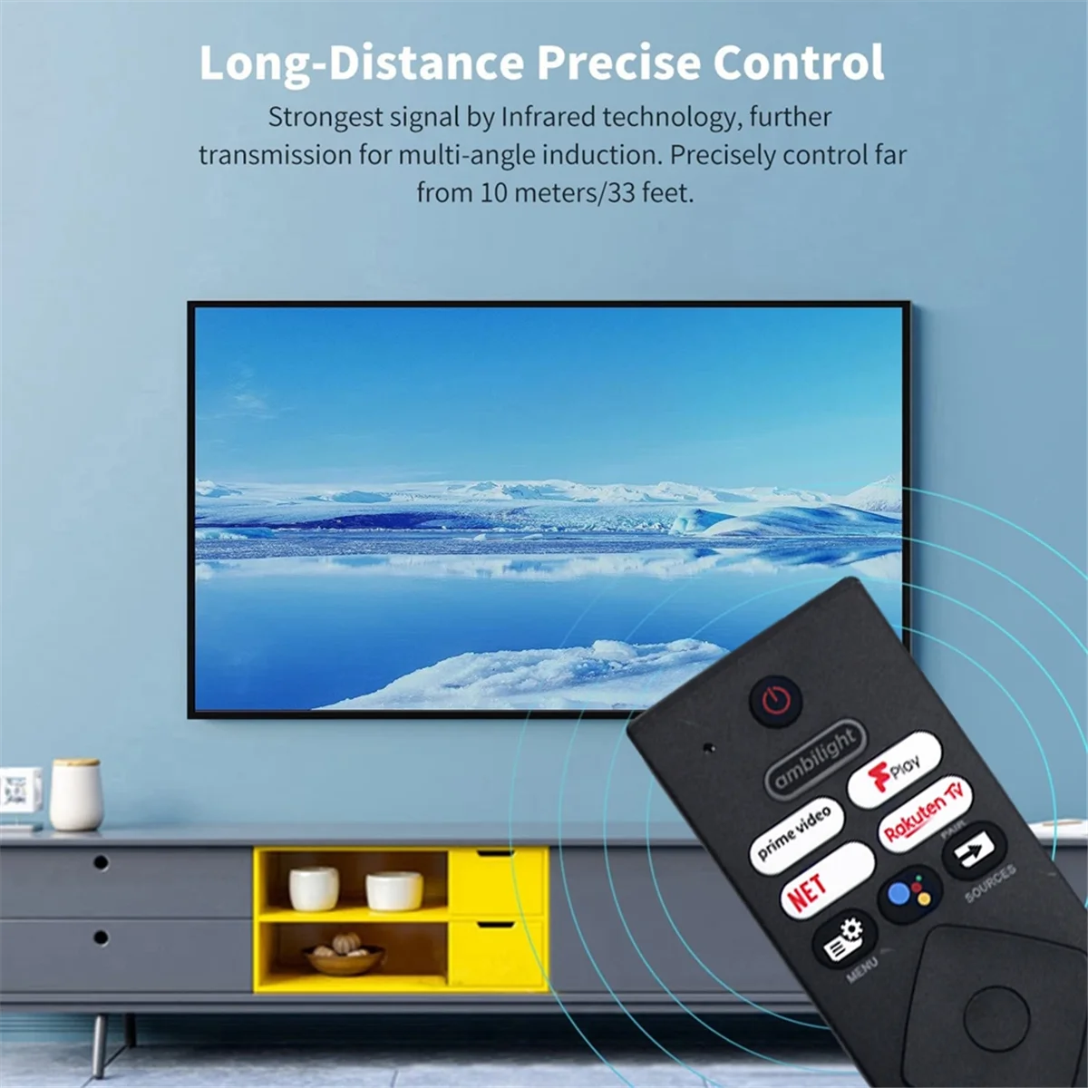 YKF474-B013 Voice Remote Control for Philips Android 4K HD LED Smart TV for 50PUS8506/12 50PUS8507/12 43PUS8505/12