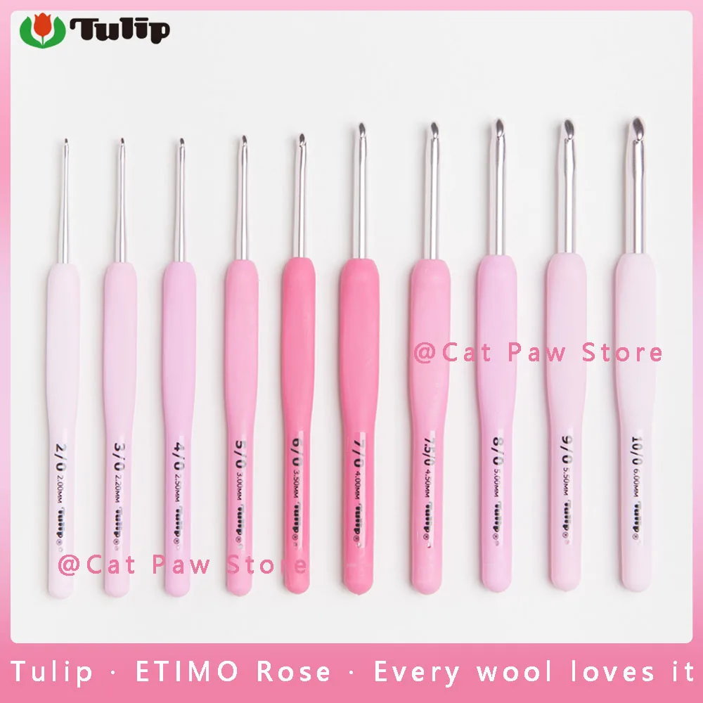 1Piece Etimo Rose Crochet Tulip Original Diy Tulip Crochet Hook Crochet Needles Knit Hooks Crochet Accessories