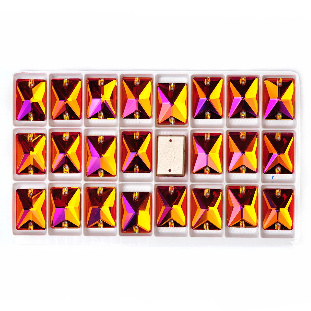 PUBRILEX Astral Pink Strasssteine im Vorteilspack zum Aufnähen, flache Rückseite, abgeschrägte Kristalle, Strass für Kleidungsstücke und Accessoires. – Detail 15