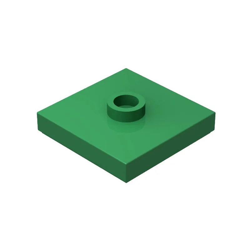 50pcs Building Blocks 87580 Plate Modified 2x2 Stud in Center Bricks Collections Modular Toy For Technical MOC
