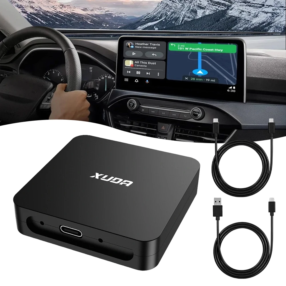 

Wireless Carplays Androids Auto Wireless Adapter Multi-Purpose 2 In 1 Fast Stable Carplays Wireless Adapter For Suv Vehicle