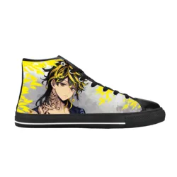 Japanese Anime Tokyo Revengers Hanemiya Kazutora Casual Cloth Shoes High Top Comfortable Breathable 3D Print Men Women Sneakers