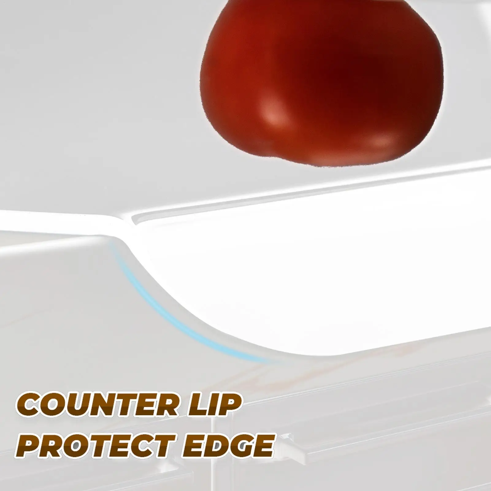 Acrylic Cutting Boards Non-Slip Chopping Food Plate Over The Counter Cutting Board With Lip For Home Table Stove Camping Meat