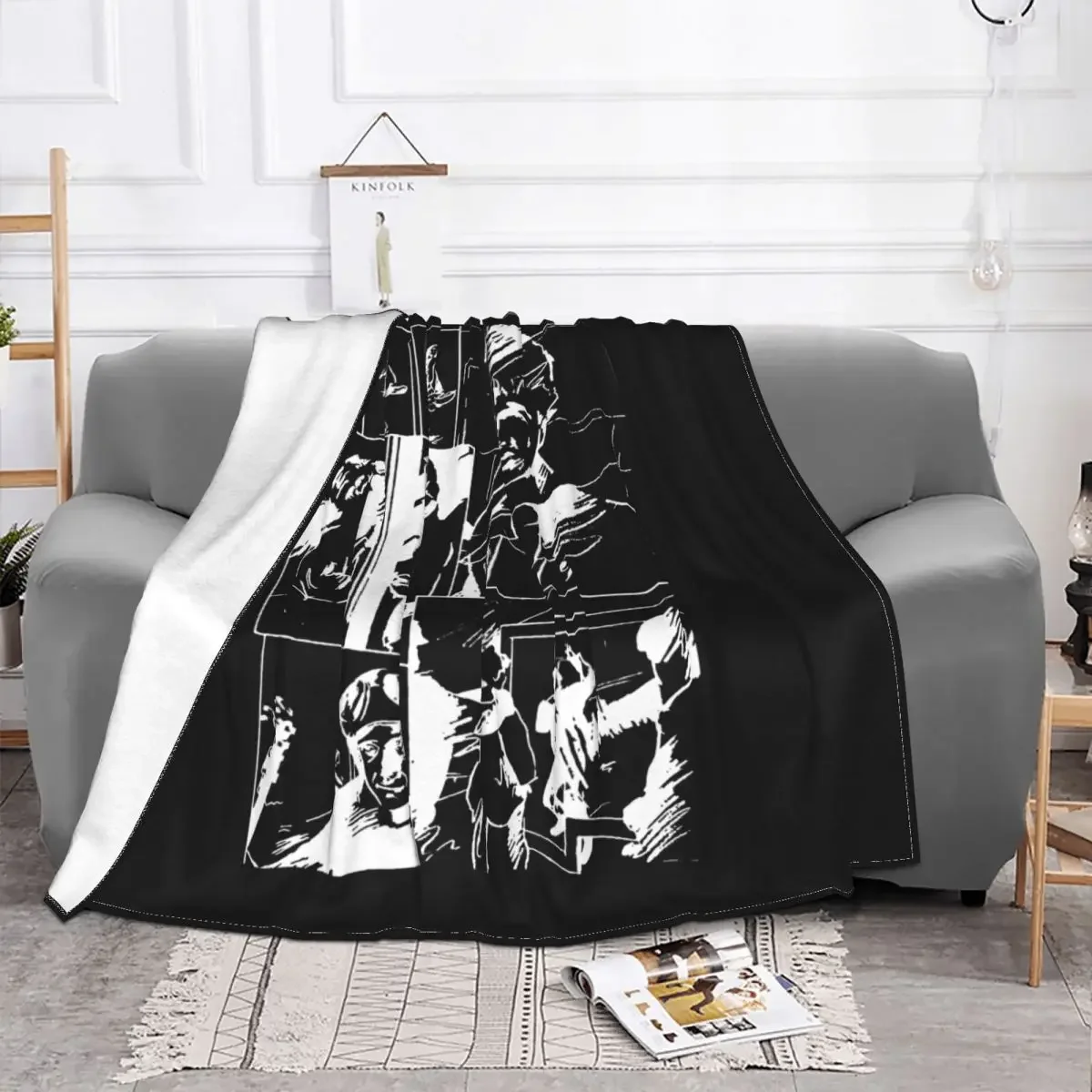 A-Ha 80S Music Video Take On Me Retro 525 Blanket Shaggy For Bed Ultra-Soft Faux Fur Throw Decorative Sofa