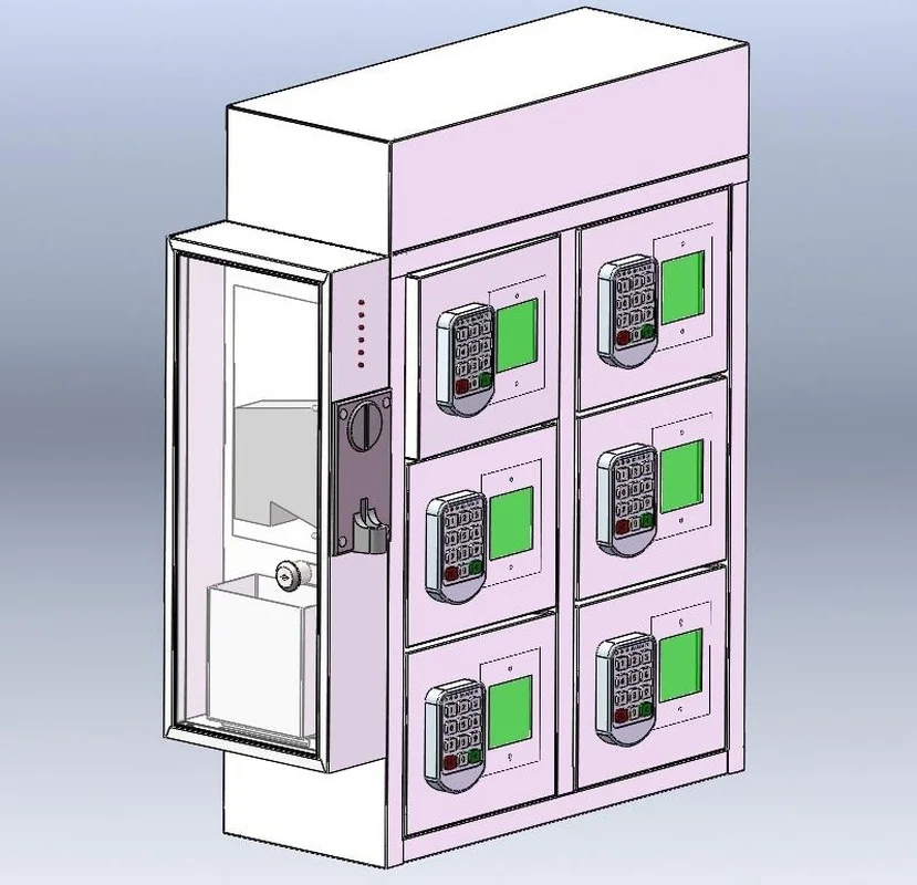 Commercial Phone Charging Vending Machine Mobile Charger Cabinet Cell Phone Locker FStation Manufacturer