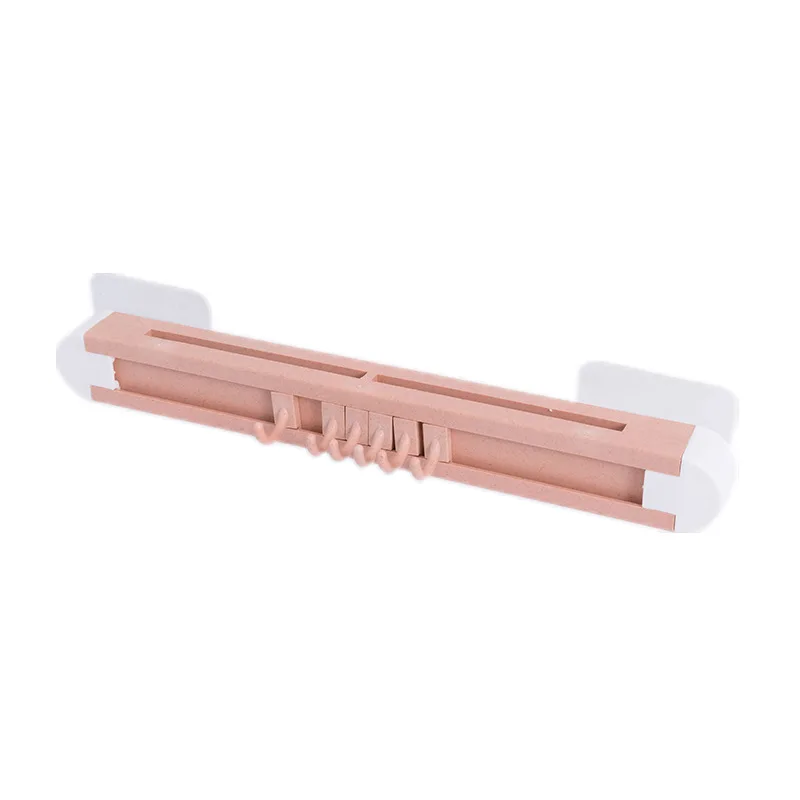 Multi-purpose kitchen knife holder wheat straw six hook non-punching paste kitchen knife storage rack wall hanging knife holder