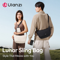 Ulanzi HMN1Lunar Sling Bag Travel Shoulder with Divider Adjustable Strap Crossbody Carry for Street Photography Daily Commuting
