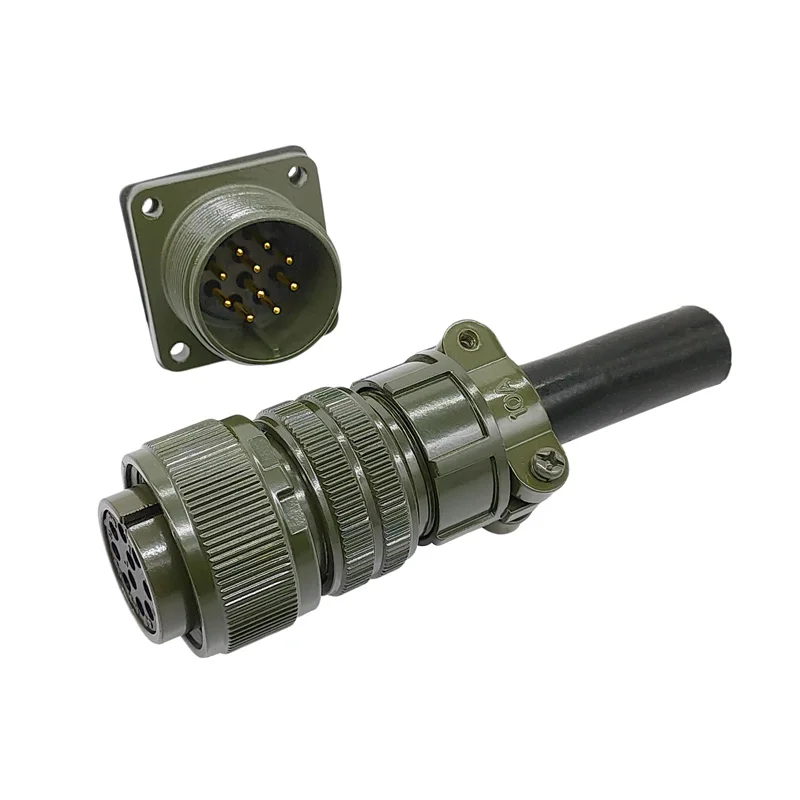 Connettore Circolare Militare 5015 Serie MS – Testa E Uscita 3102/3106/3108, Modello 20-18S, 380V, Impermeabile 30m