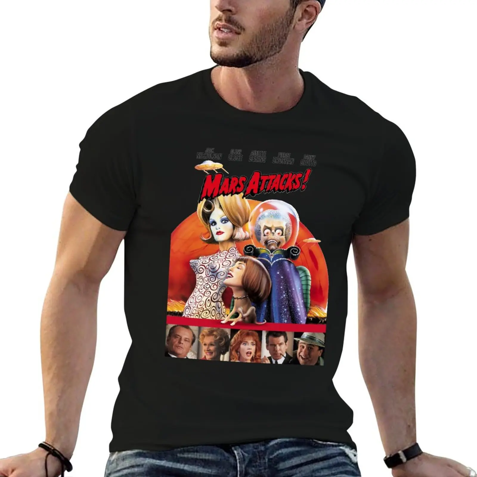 

Attack from Mars Shirt T-Shirt essential t shirt boys whites graphics anime mens fashion