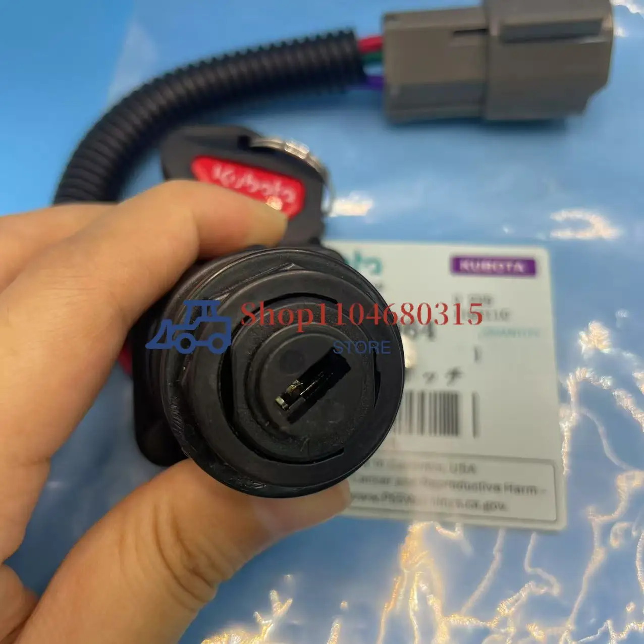 RC411-53964 RC461-53962 Ignition Switch For Kubota excavator KX41 KX71 KX080 KX91 KX121 U15 U35 U45 U55 U17 KX161 KX101 U48 -3
