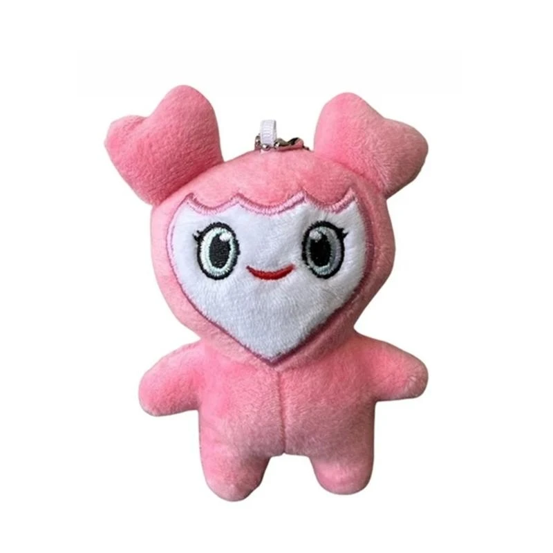 한국 우상 인형 플러시 키 체인 만화 키 링 귀여운 인형 소녀 수집 가능한 인형