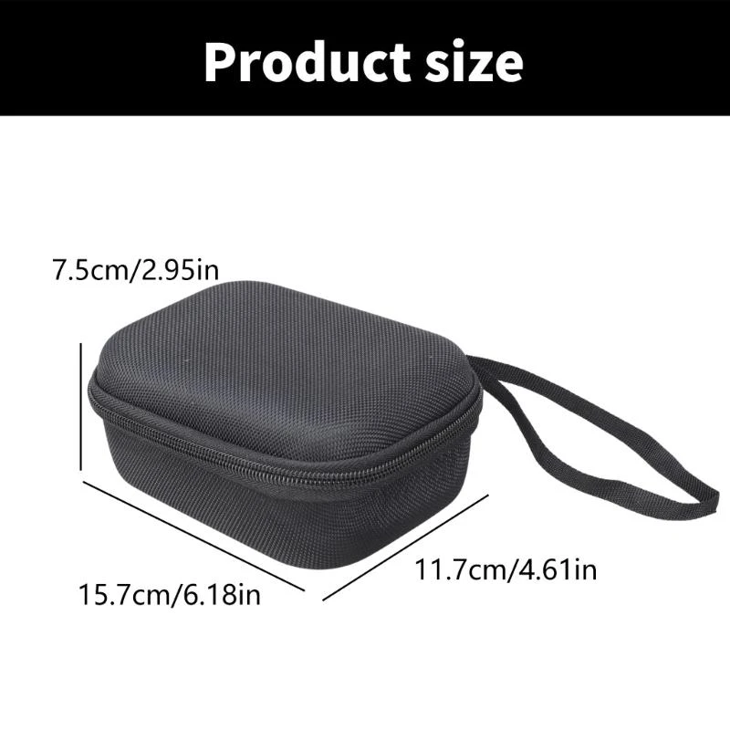 090F Kotak Pelindung Shockproof Penyelenggara Tas Tahan Air untuk Printer Label Detong P2