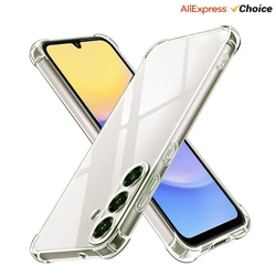 For Samsung Galaxy A55 Case Samsung A54 A34 A35 A10 A70 A50 A52 A52s A12 A23 A32 A15 A05 A05S Cover Silicone Protect Clear Cover