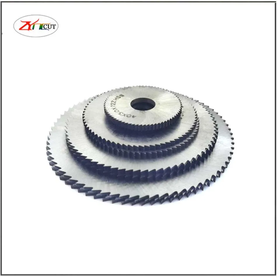 40 50 60 75 80 100mm thick0.3 0.5 0.6 0.8mm Thin HSS Sawtooth disc milling cutter,High speed steel disc saw blade milling cutter