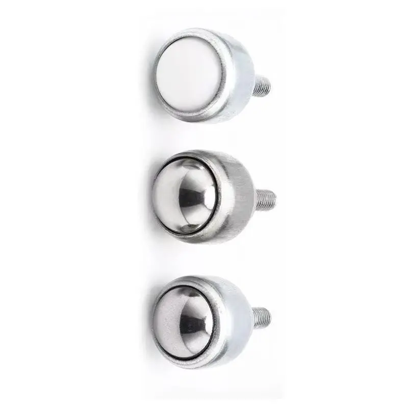 

HOT 10PCS Universal Ball Transfer Unit 304 Stainless Steel/Nylon/Steel Ball Bearing Bull Eye Wheels Precision Conveyor Rollers
