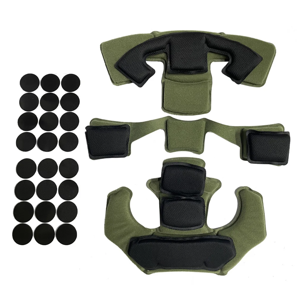 Upgrade Shockproof Helmet Liner Cushion Set Helmets Inner Pads Kit Headgear Modified Spare Parts Replacement