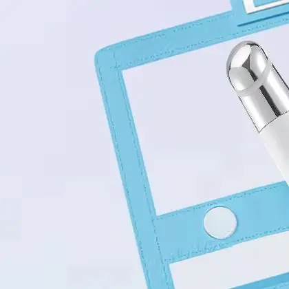 Protable アイリフトワンド フェイシャルマッサージャー LED ライト アイビューティーデバイス スキンケアツール リラックスアイ ダークサークル 目袋 むくみ用