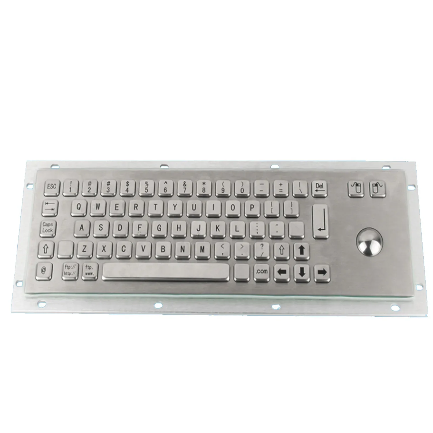 DSP keyboard factory USB connector metal keyboard with braille dots IP65 industry metal keyboard