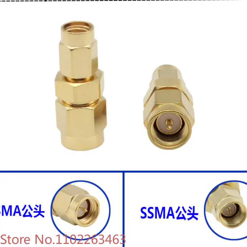 

SMA to SSMA connector SMA to SSMA male adapter SMA-SSMA-JJ large to small