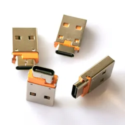 Adapter USB A Type Male To USB Female Fas Charging Converter USB To Type-C Plug USB C Connector Accessory