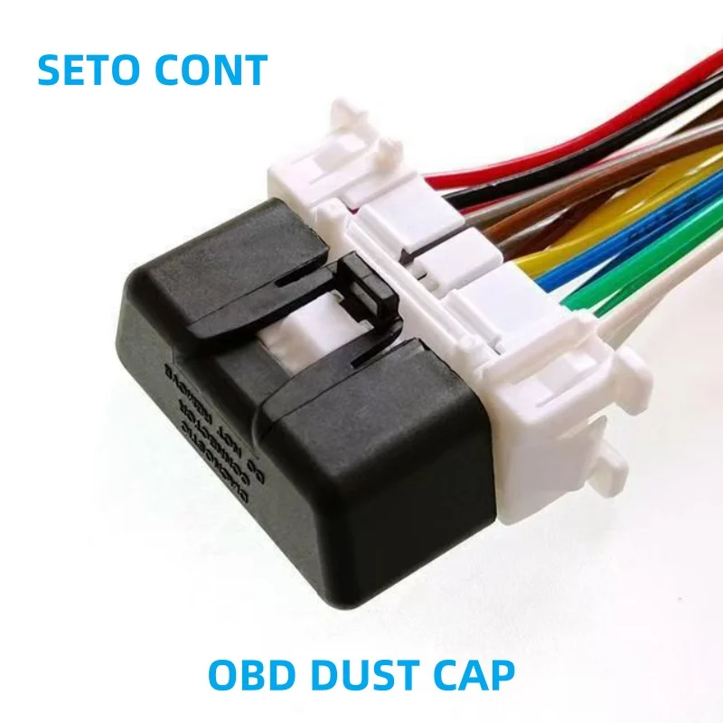 J1962 Plastic Dustproof OBD Cover Dust Free Case OBD2 Dust Cap for Automotive Car Truck OBDII Interface Circuit Protection