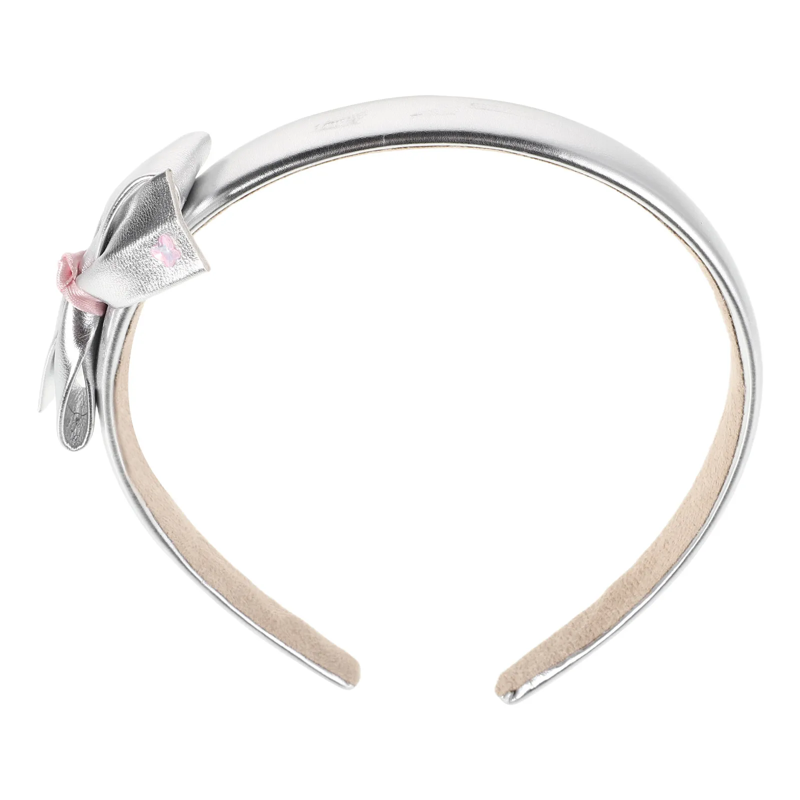 

Stylish PU Bow Headband for Toddler Girls Soft Comfortable Durable Easy to Use Versatile Accessory Trendy Baby Hair Bands