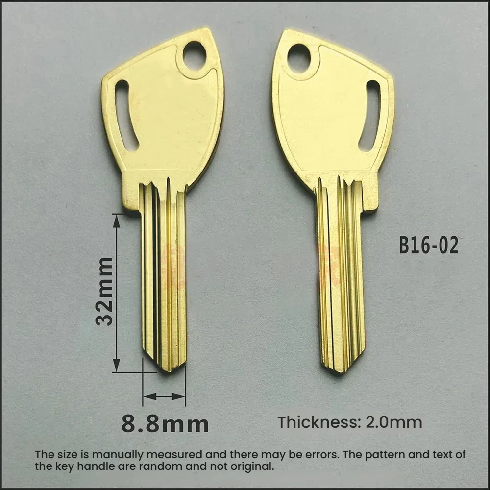 

Заготовка ключа для австралийского замка B16-02, многослотовый ключ специальной формы, заготовка специального замка, профессиональный слесарный инструмент