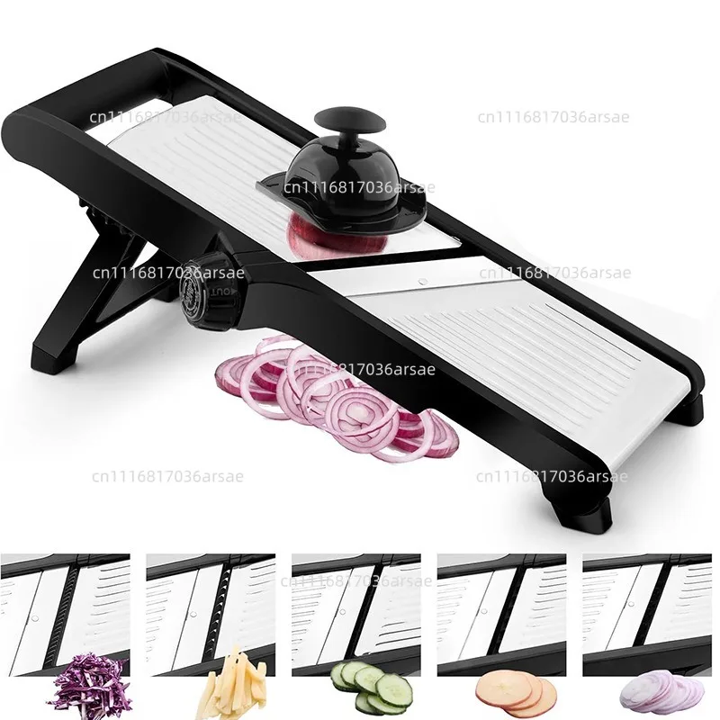 5-in-1 Stainless Steel Vegetable Chopper | Multifunction Grater, Slicer & Shredder For Potato, Carrot | Easy Clean Kitchen