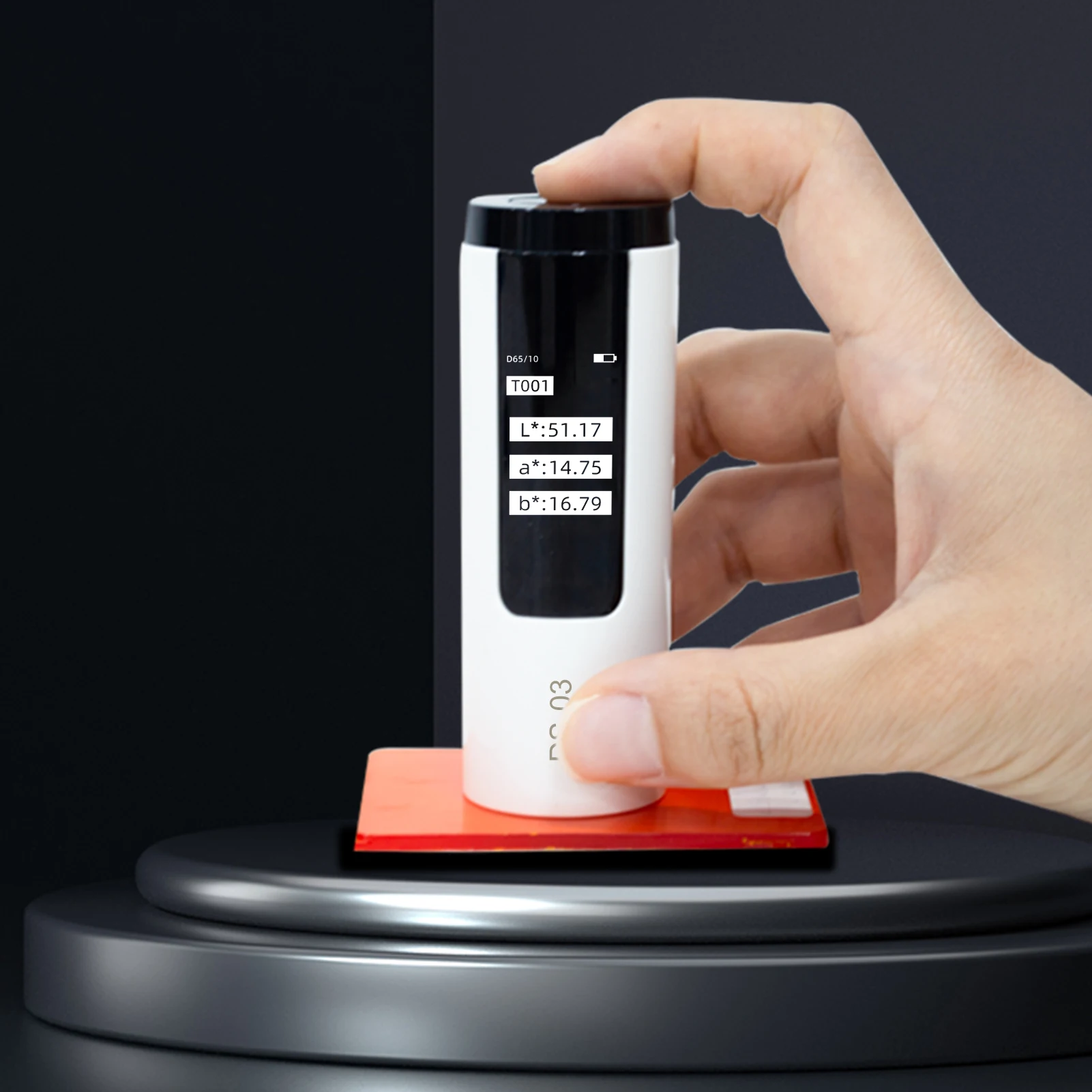 ポータブル比色計 デジタルポケット比色計 D/8 SCI 測定構造 8mm 照明開口部 クイックメジャー 1.14 インチ