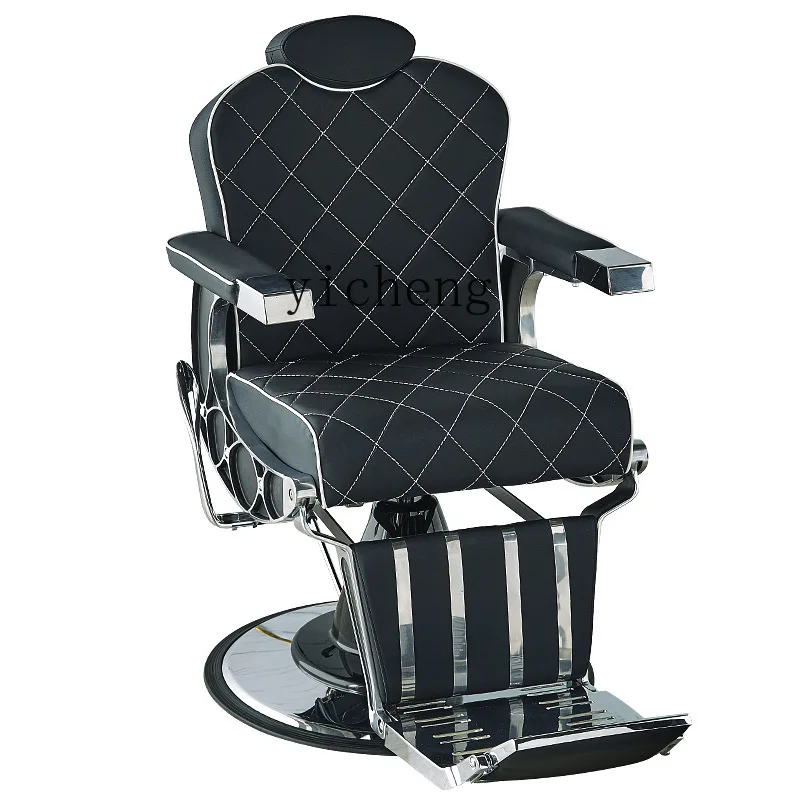 ZK Barber Shop Chair Can Be Put down Shaving Chair for Hair Salon Lifting Hair Cutting Chair