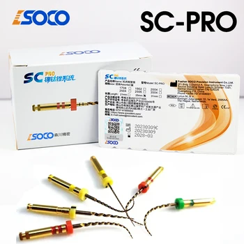 COXO SC-PRO 6Pcs/Box NiTi Canal Instruments Enhanced Material Optimal Cutting Force Flexibility and Toughness Root Canal Shaping