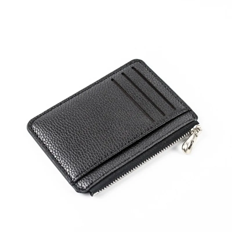 New Fashion Creative Large Capacity Ultra-thin Zipper Card Bag Simple Multi-card Coin Wallet