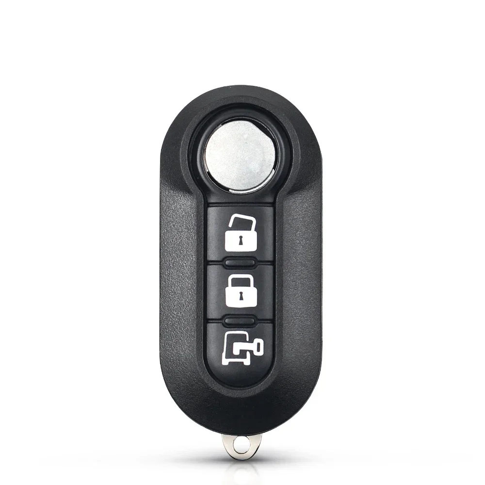 KEYYOU 3-Tasten-modifizierter Funkschlüssel für Fiat 500 Panda Punto Bravo Stilo Ducato Citroen Jumper Peugeot Boxer SIP22 Klappschlüssel