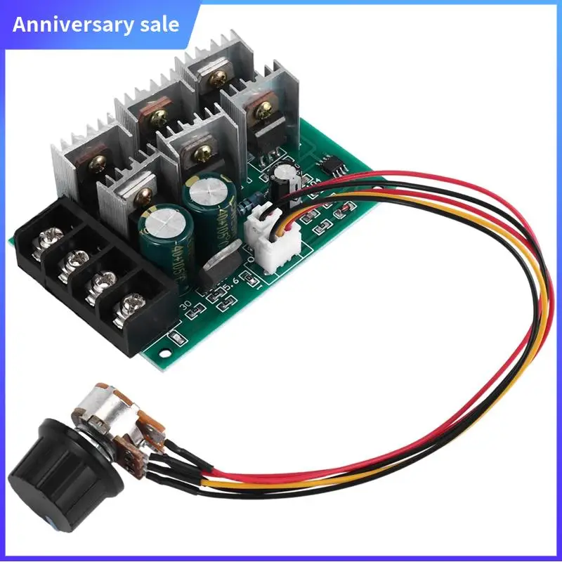 AD23-DC 9V-55V 9/12/24/36/48/55V 40A Motor Speed Controller ZW40 Electric PWM Speed Control Regulator With Reversible Switch