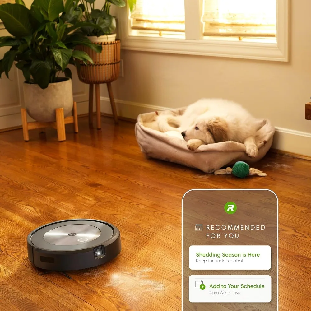 Self-Emptying Robot Vacuum – Identifies and Avoids Pet Waste & Cords, Empties Itself for Up to 60 Days