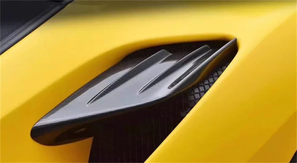 

Suitable for Ferrari F8 Tributo Spider modified car accessories, PK style carbon fiber side air vent decoration, car tools