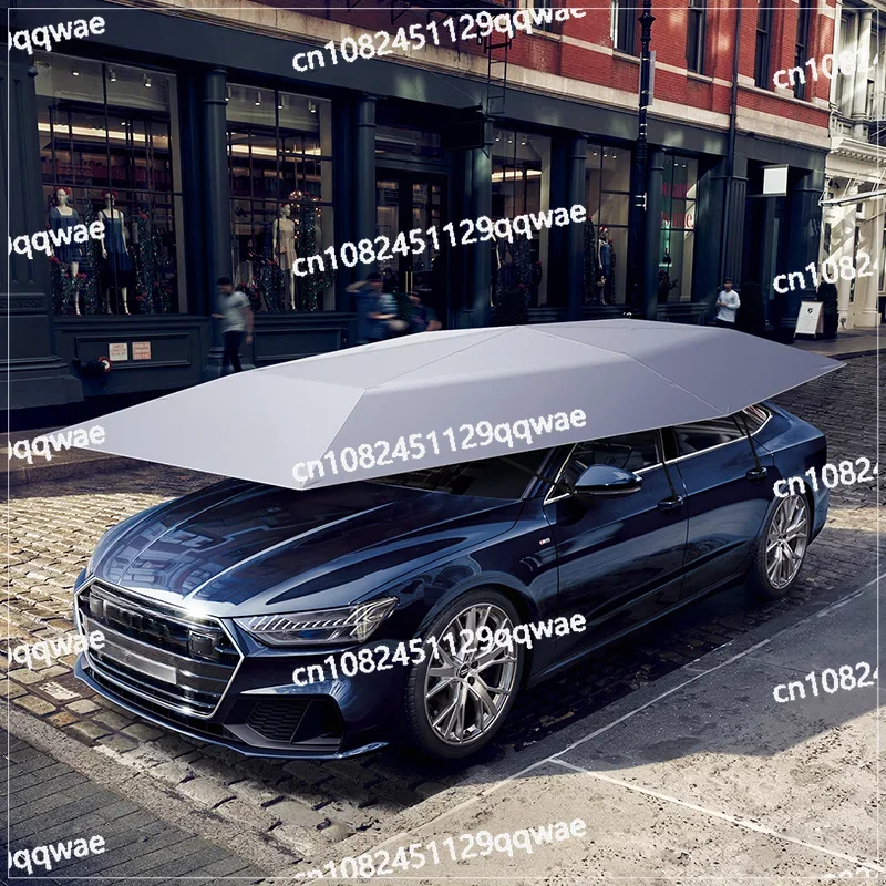 Car Automatic Parasol Intelligent Remote Control Folding Parking Shed Mobile Garage Roof Heat Insulation Sunscreen