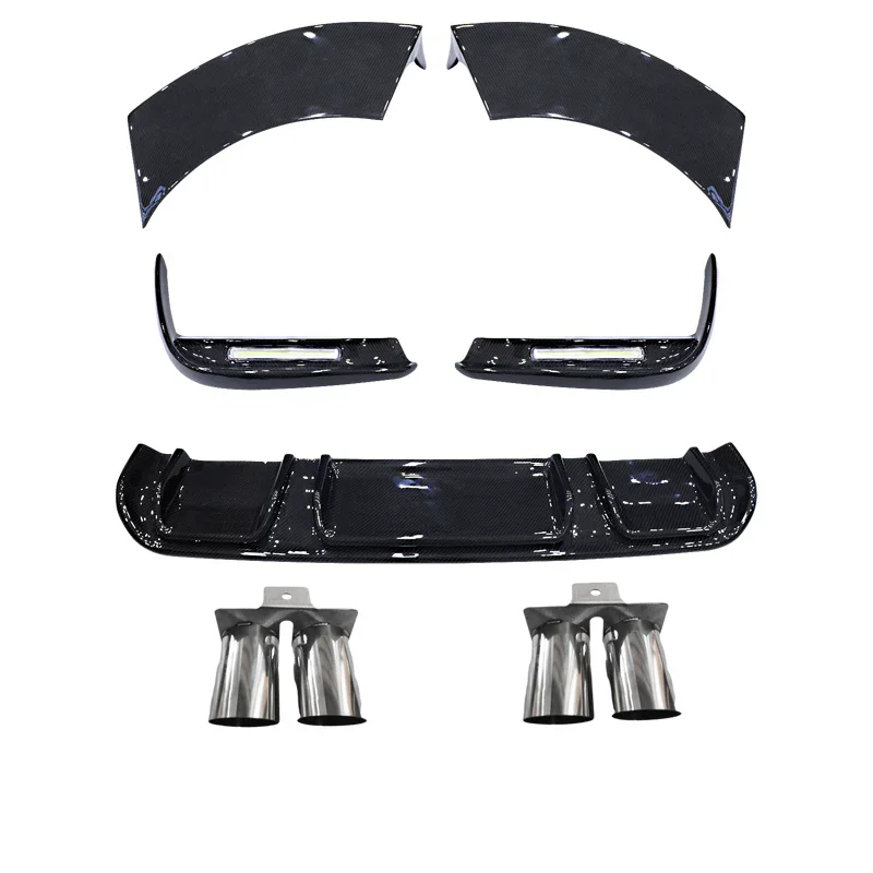 

Диффузор с выхлопной трубой для Mercedes-Benz V260L 2020-2023, модифицированный задний спойлер, накладка на передний бампер, ветровой козырек, обвес кузова