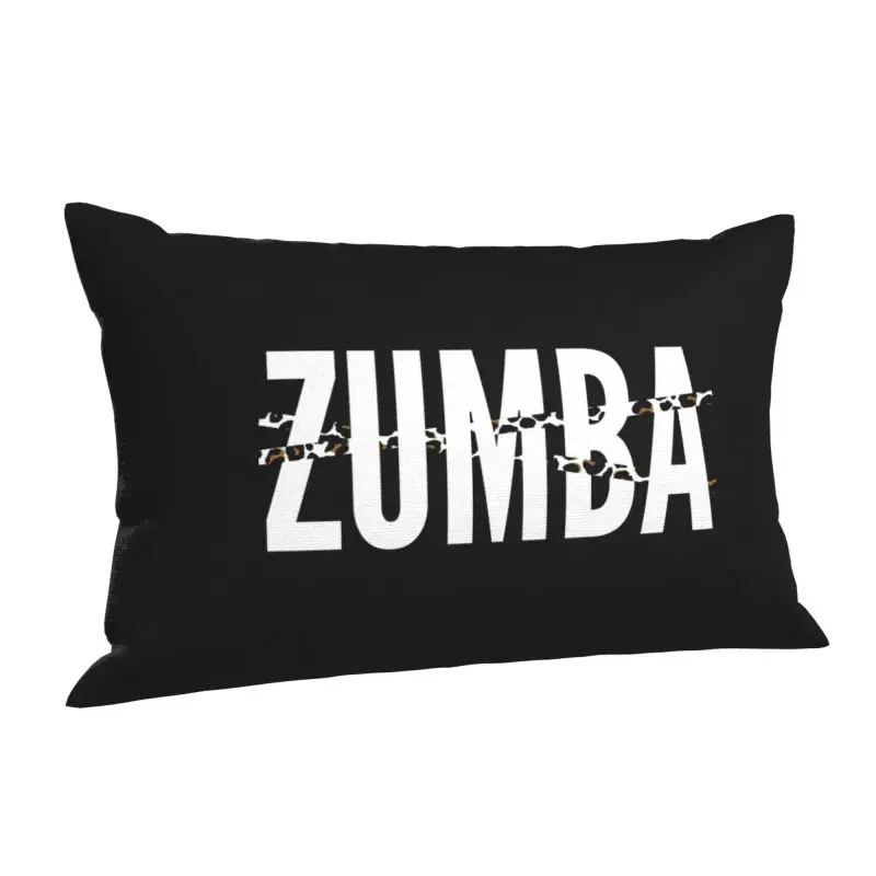 Custom Zumbas Leopard Dance Pillow Case 50cmx35cm Rectangle Pillowcase