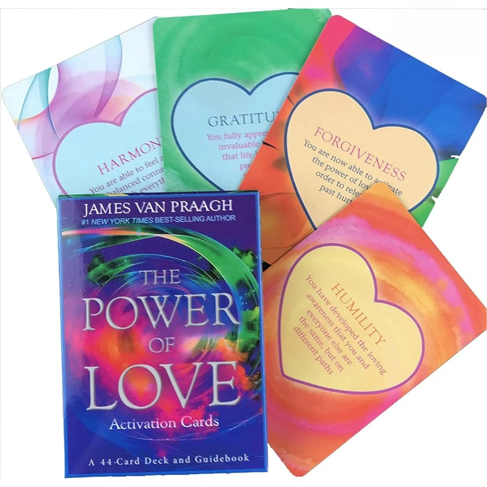 The Power of Love Activation Cards: A 44-Card Deck and Guidebook Board games