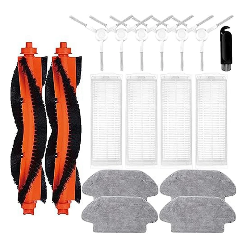 Accesorios para Robot aspirador Xiaomi S12 y mopa 2S, cepillos laterales principales, filtros, toallitas para mopa