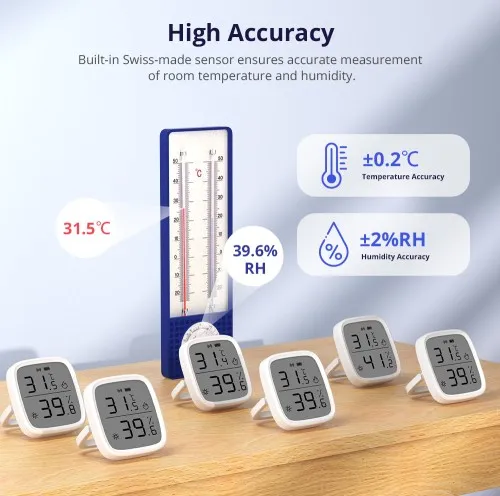 SONOFF SNZB-02D Zigbee Smart Temperature Humidity Sensor With LCD Screen, Work With eWeLink APP, For Alexa Google Home Assistant